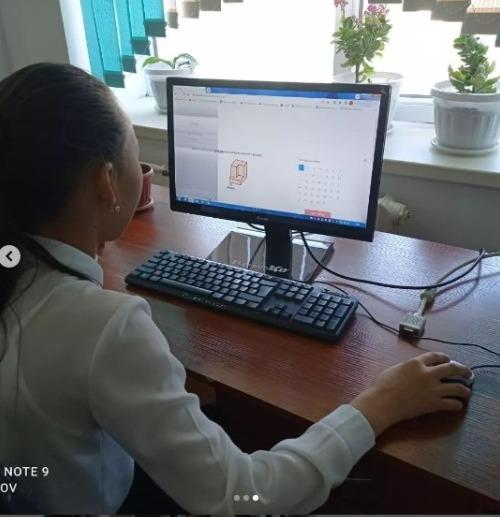 мектебімізде логикалық және кеңістіктік ойлауды бағалауды қамтитын онлайн форматта "Мың бала" олимпиадасы өтті
