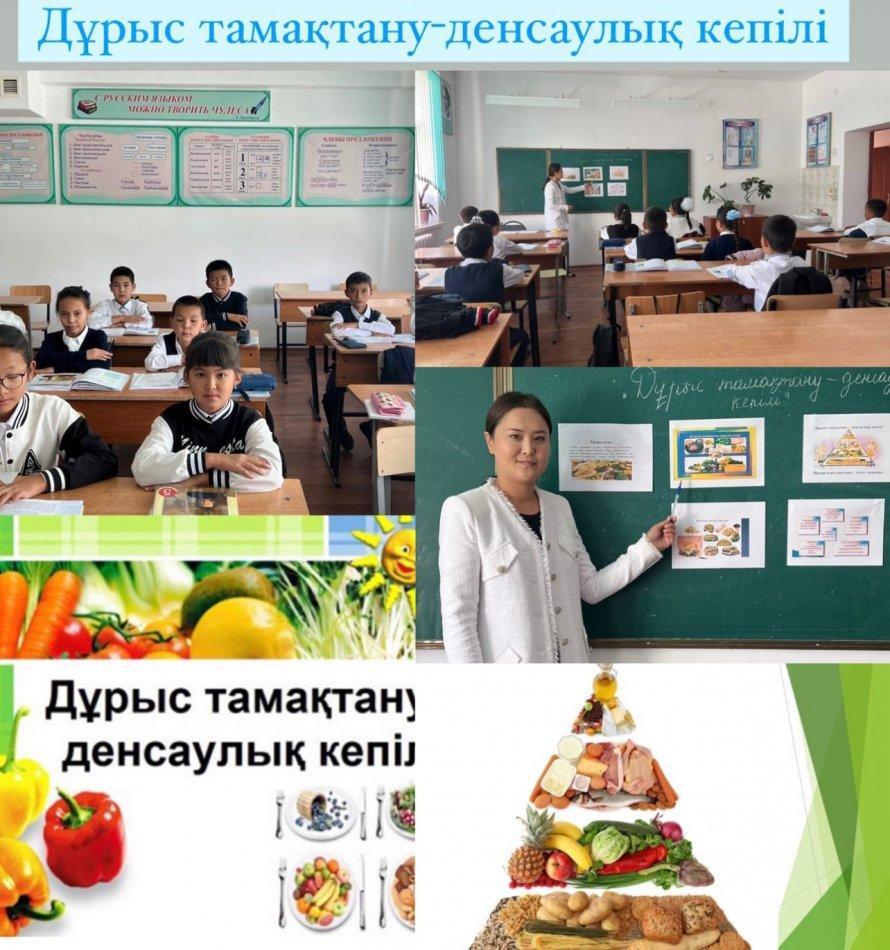 Дұрыс тамақтануды насихаттау